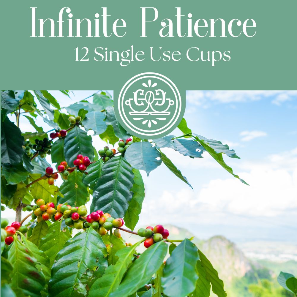 Infinite Patience Coffee (Cowboy Blend) (12 Single Use Cups) (Medium-Dark Roast)