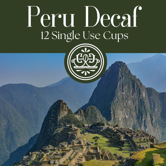 Fairtrade Decaf Swiss Water Process Peru (12 Single Use Cups) (Medium Roast)